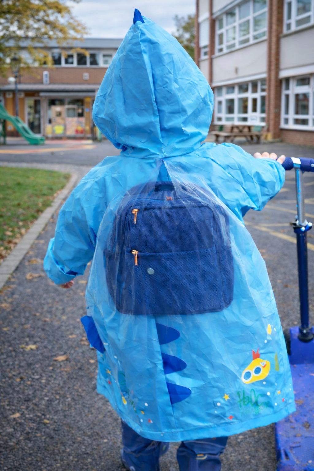 22512K2015 KÖPEKBALIĞI ERKEK ÇOCUK YAĞMURLUK MAVİ