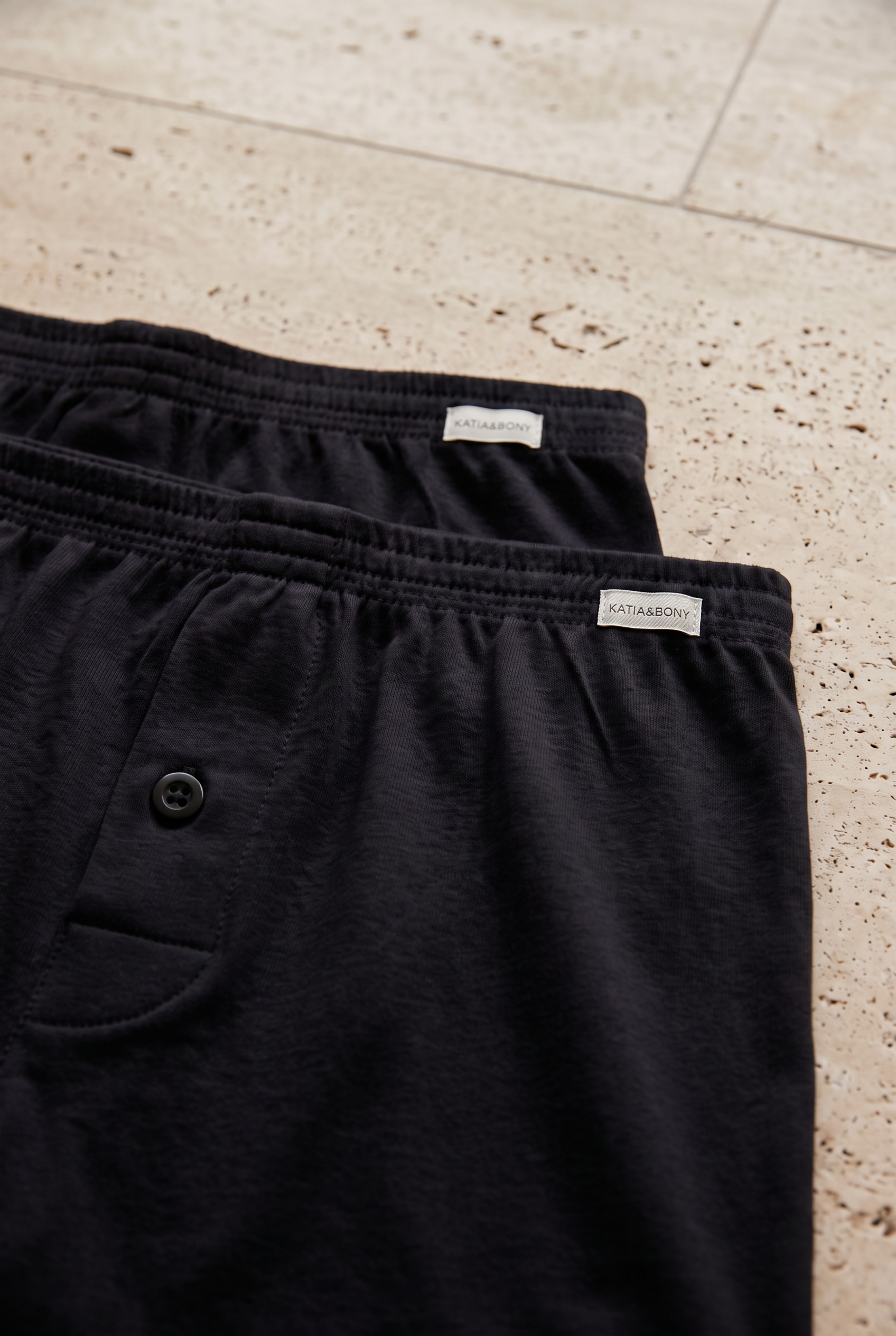2'li Paket Basic Modal Loose Fit Erkek Boxer Siyah/Siyah