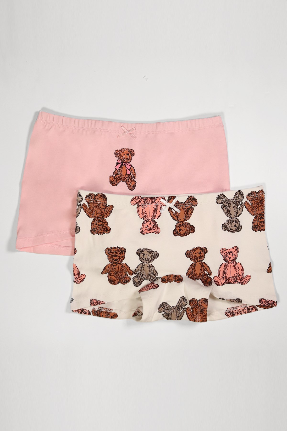 2'li Paket Teddy Kız Çocuk Boxer