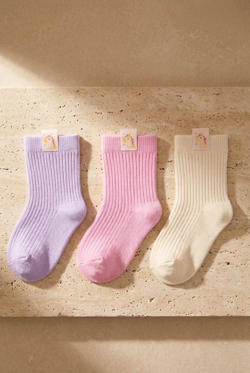 Pack Of 3 Fairytale Baby Socket Socks