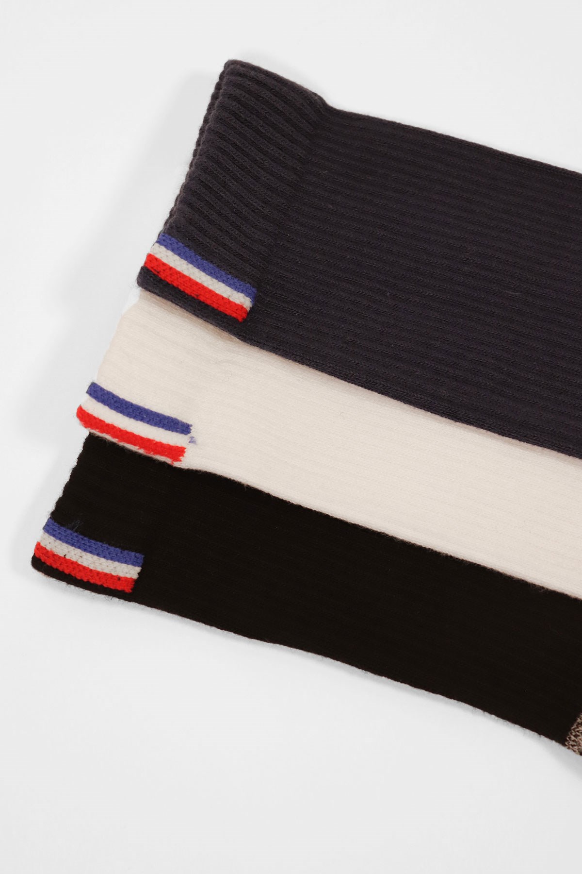 3 lü Paket Shaftless Golf Soket Çorap Siyah/Beyaz/Lacivert