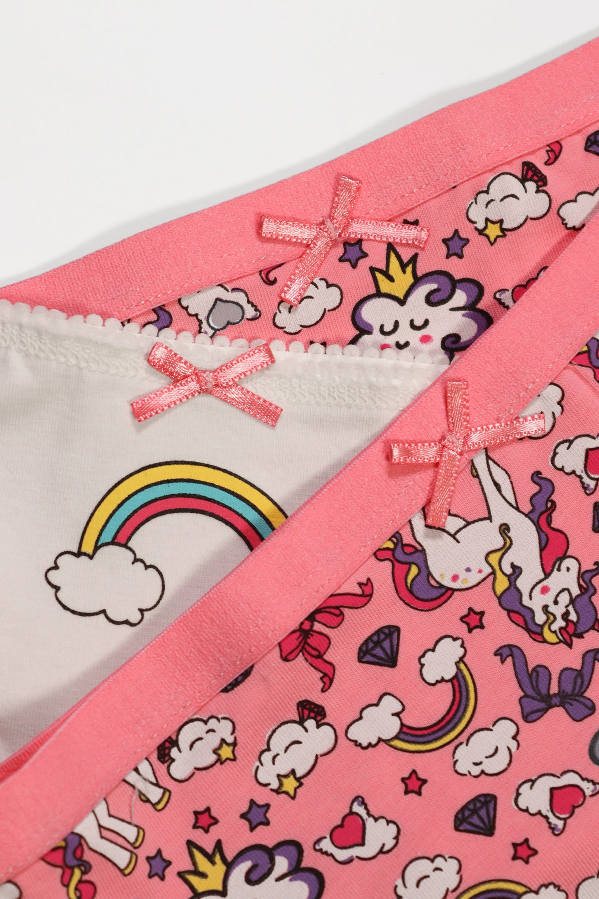 3'li Paket Unicorn Kız Çocuk Slip