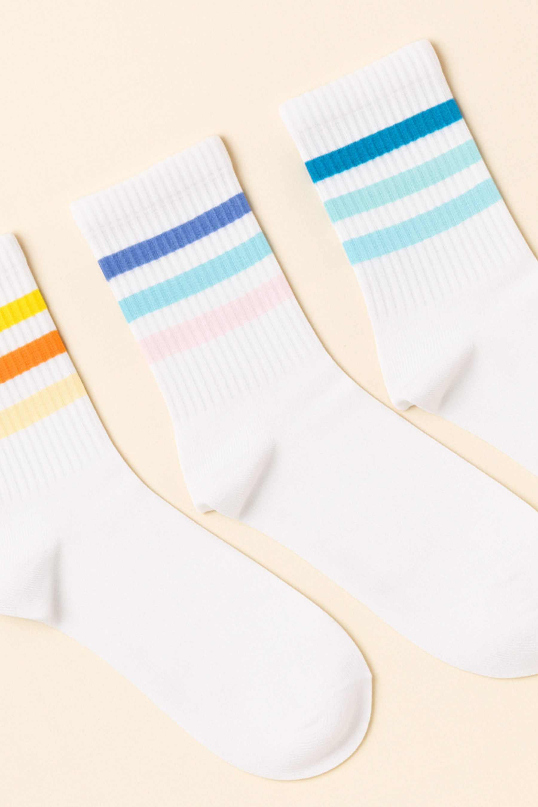 3-Piece Women's Ankle Socks Mix