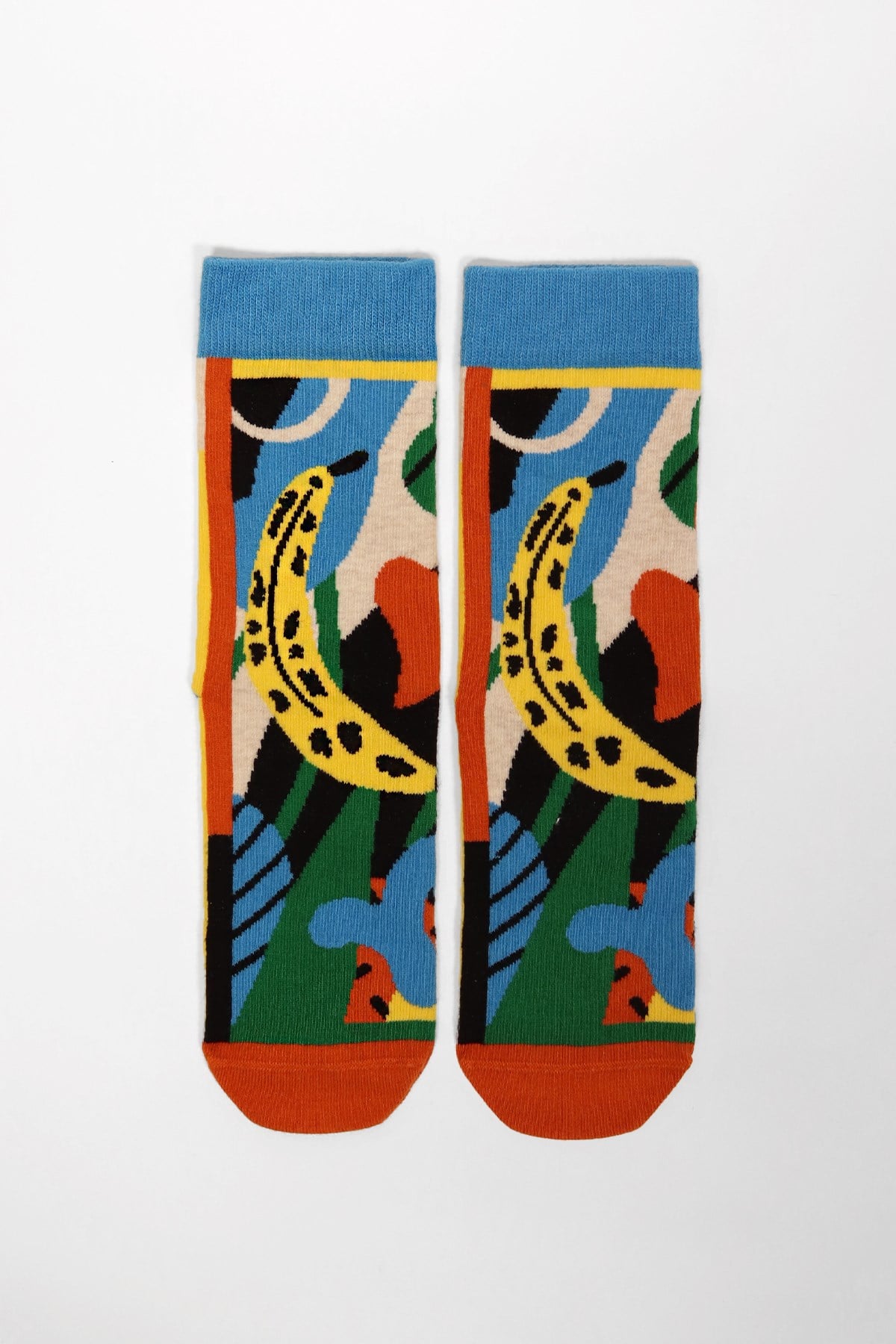 3'lü Paket Art Jungle Box Unisex Soket Çorap Desenli