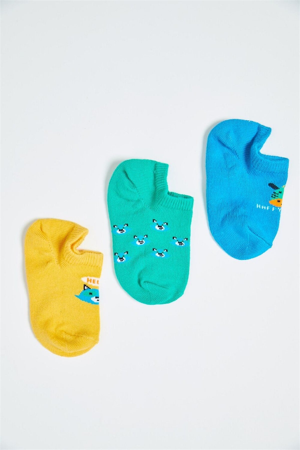 3'Lü Paket Bebek Step Çorap-
