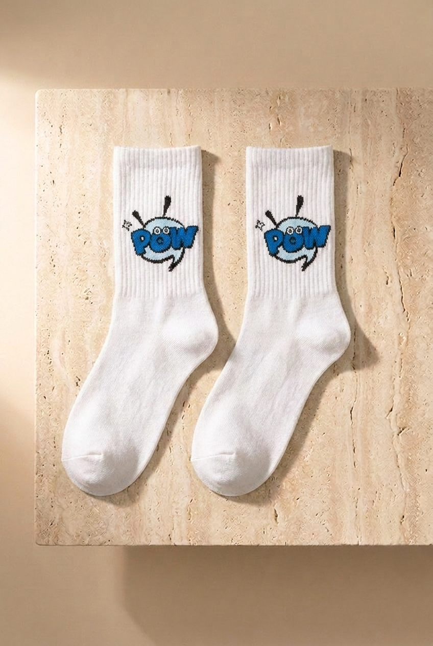 Pack Of 4 Patterned Sock Socks Multi Color