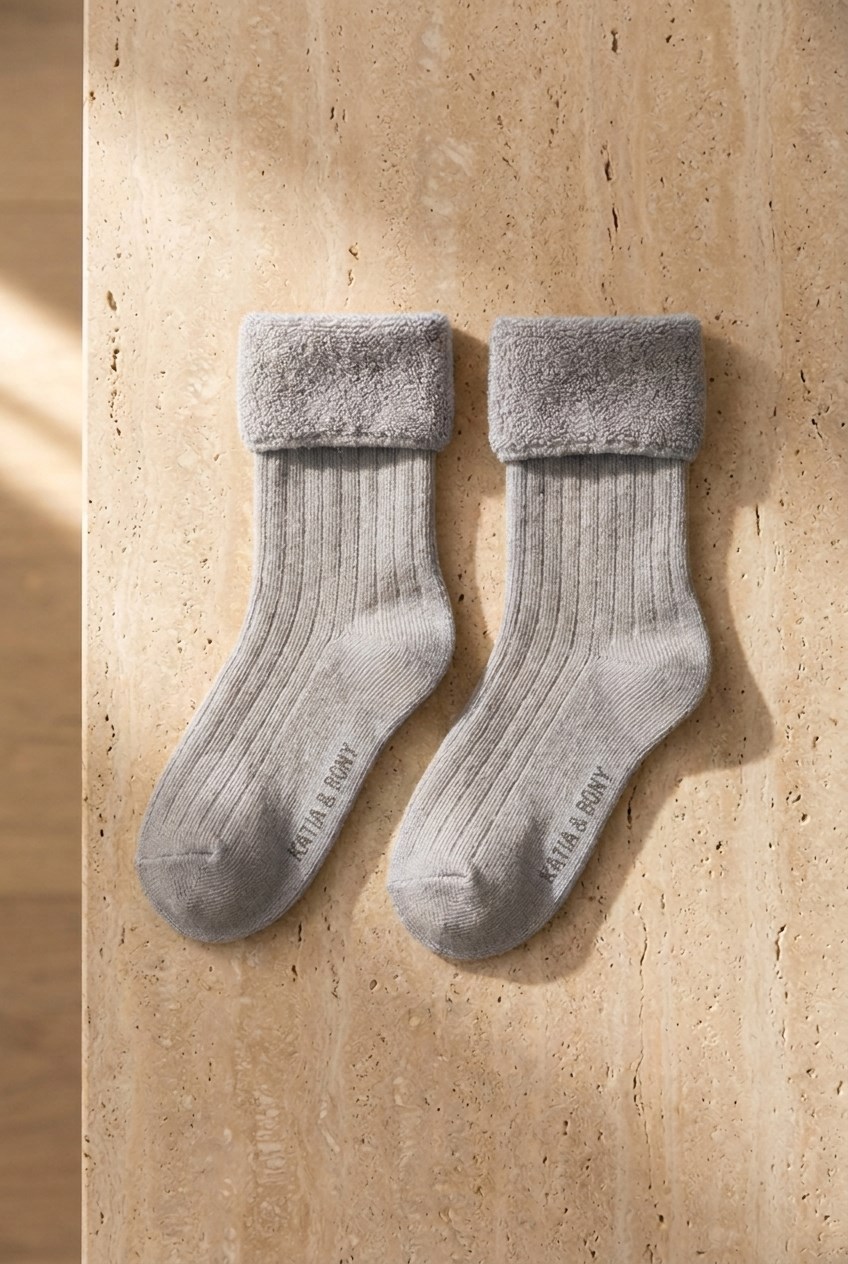 Pack Of 5 Children's Towel Socks Patterned