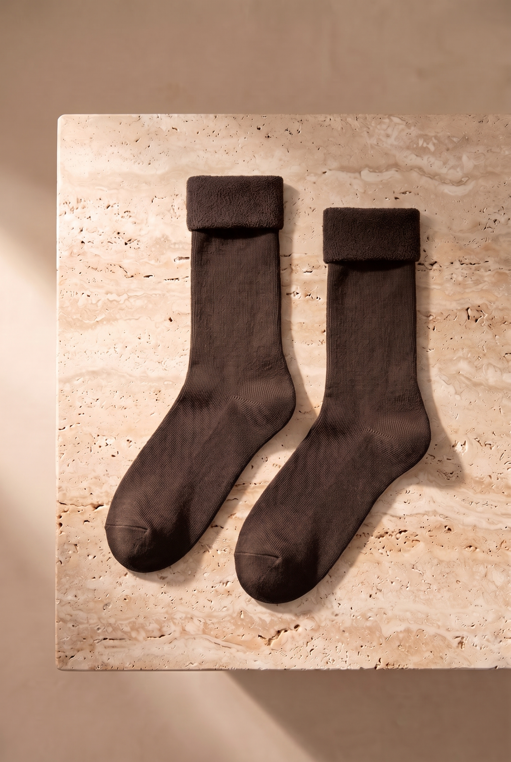 5 li Paket Kadın Soket Çorap Ekru