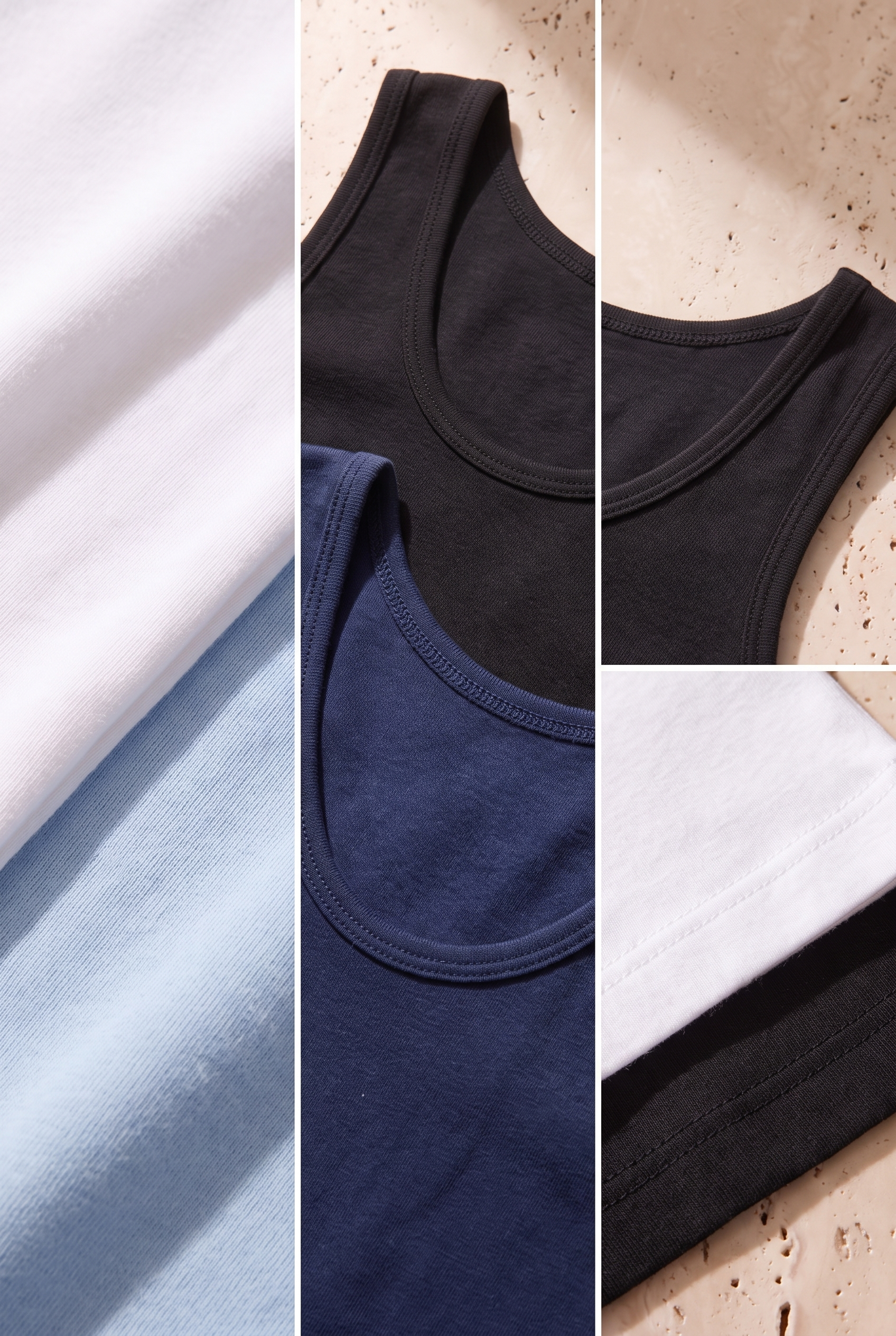 5'li Paket Basic Kalın Askılı Kız Çocuk Atlet Çok Renkli