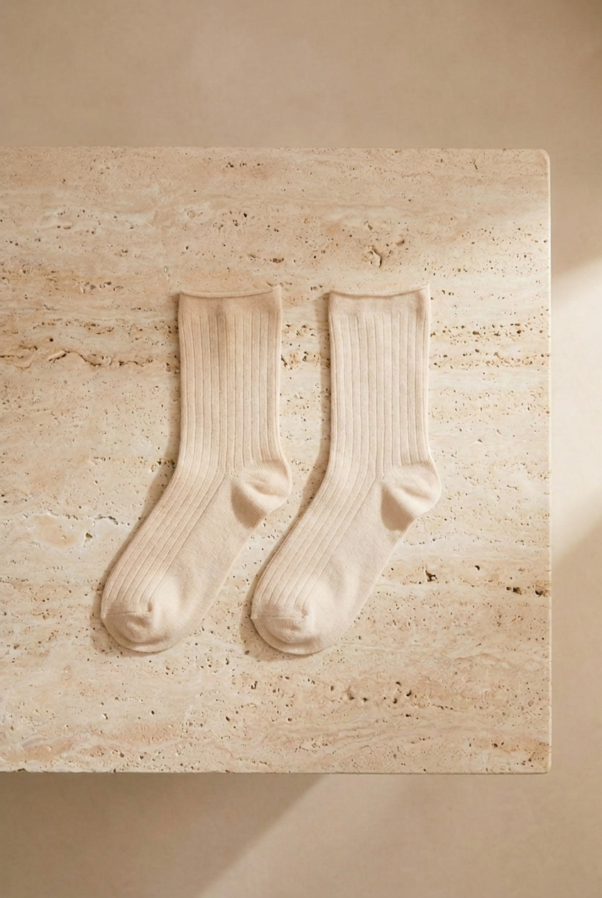 5'li Paket Kız Çocu Pamuk Soket Çorap Çok Renkli