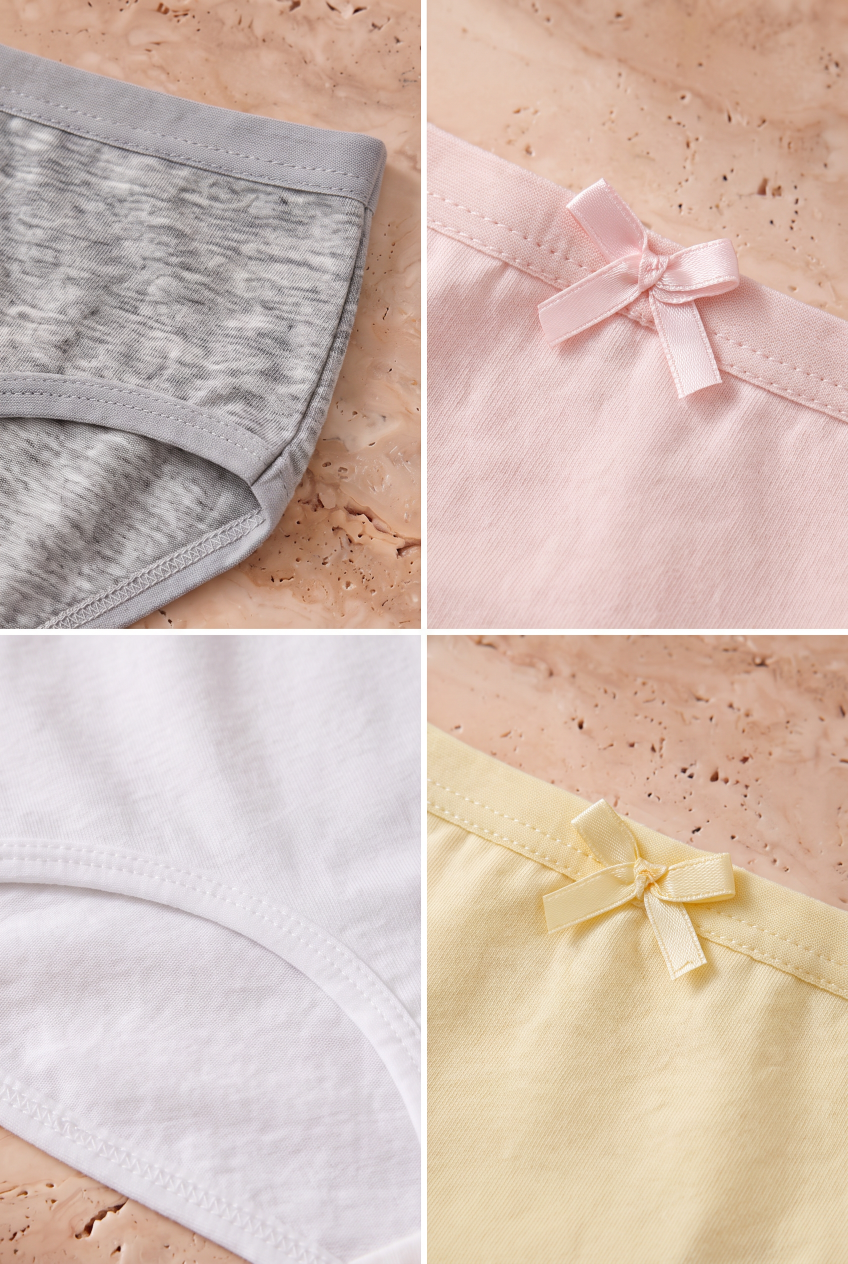 5'li Paket Kız Çocuk Slip Çok Renkli