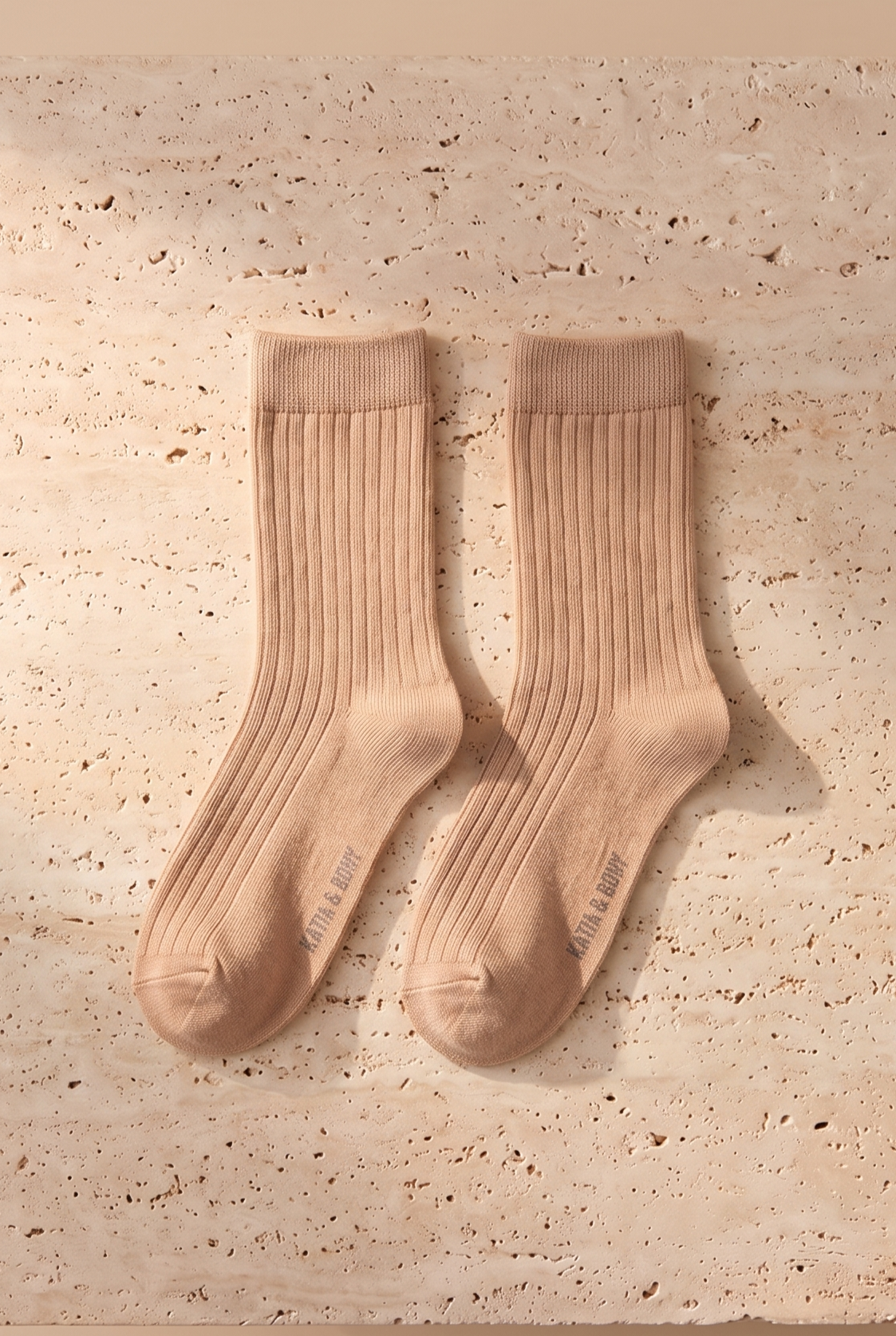 5'li Paket Unisex Soket Çorap Kahverengi Karışık