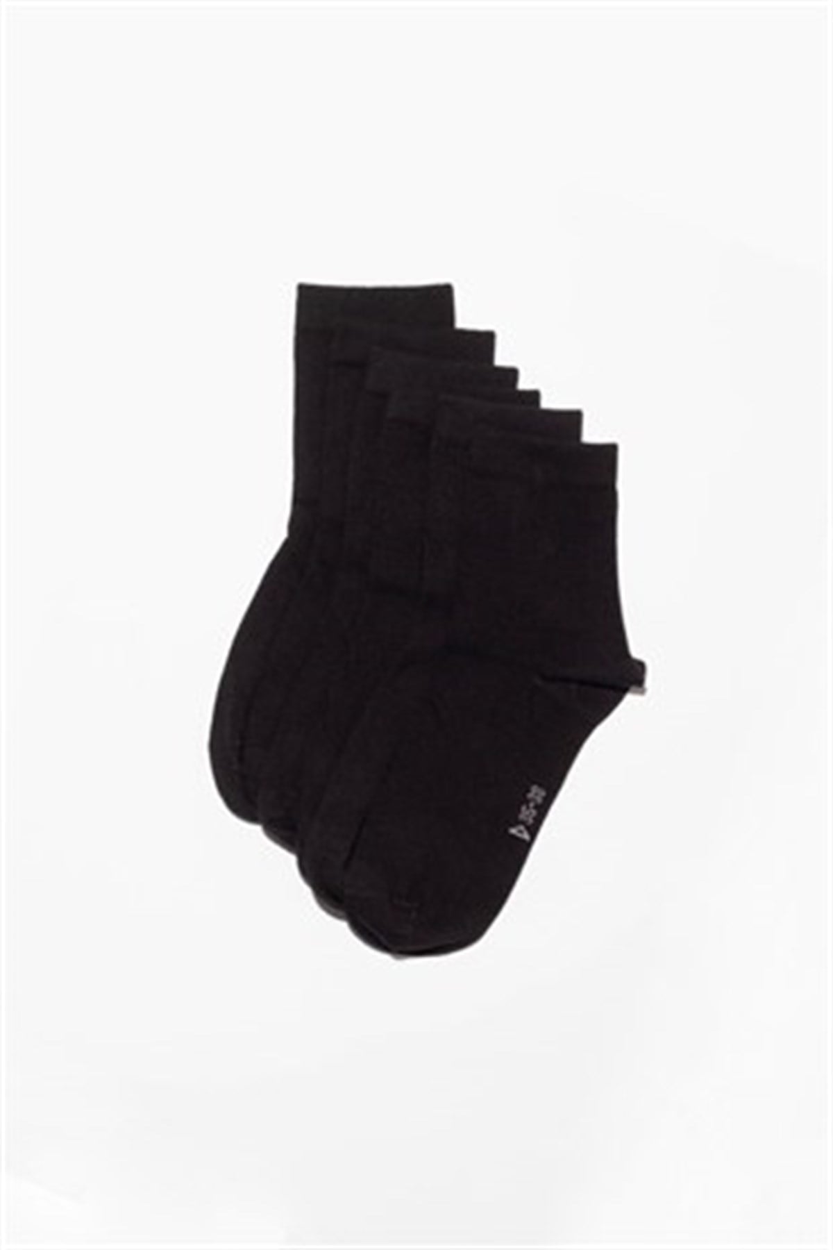 6 lı Paket Basic Unisex Soket Çorap SİYAH
