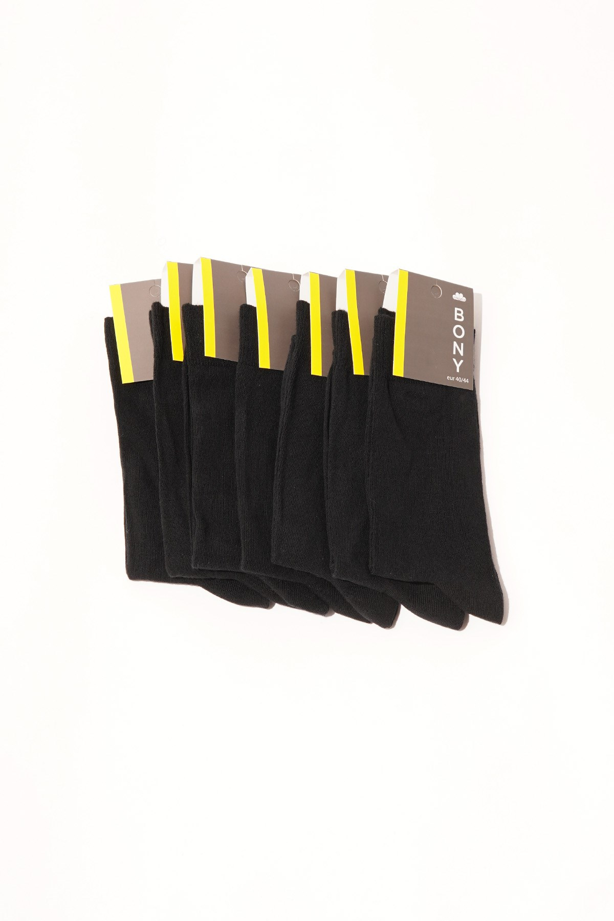 7 li Paket Basic Erkek Soket Çorap SİYAH