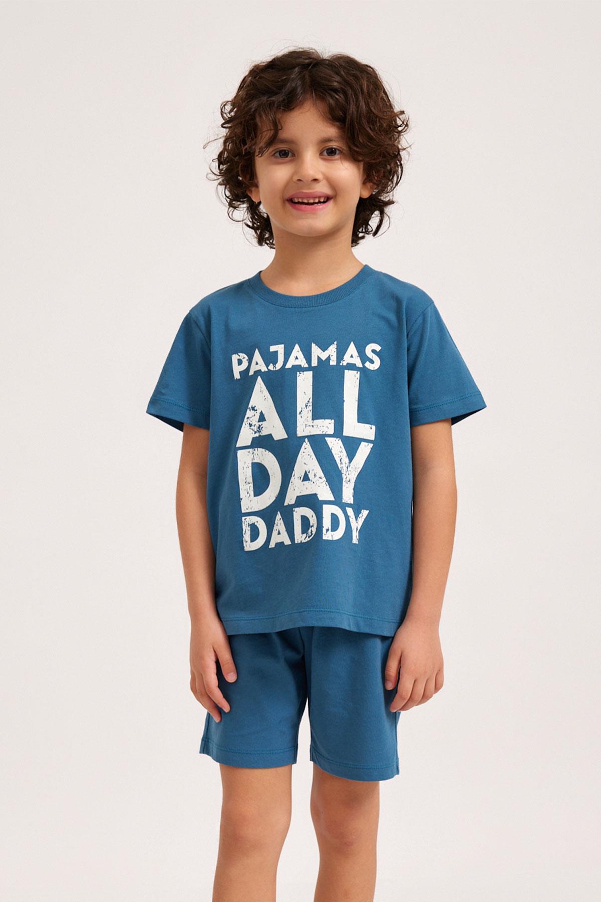 All Day Erkek Çocuk Pijama Üst Lacivert