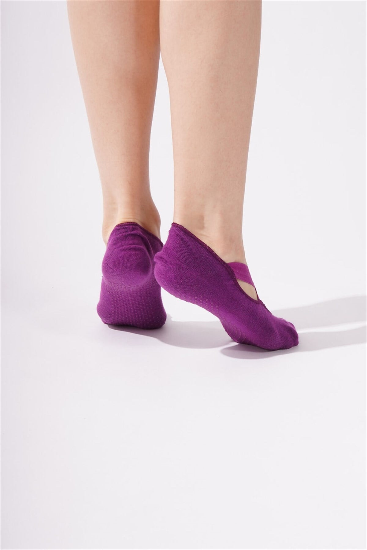 Asta Yoga Basic Görünmez Çorap-PURPLE