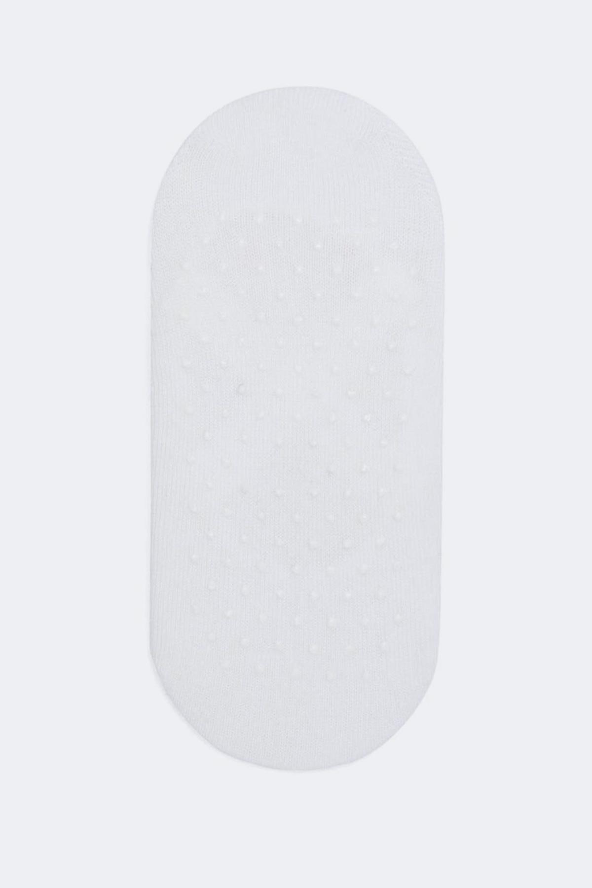 Asta Yoga Çocuk Görünmez Çorap Beyaz