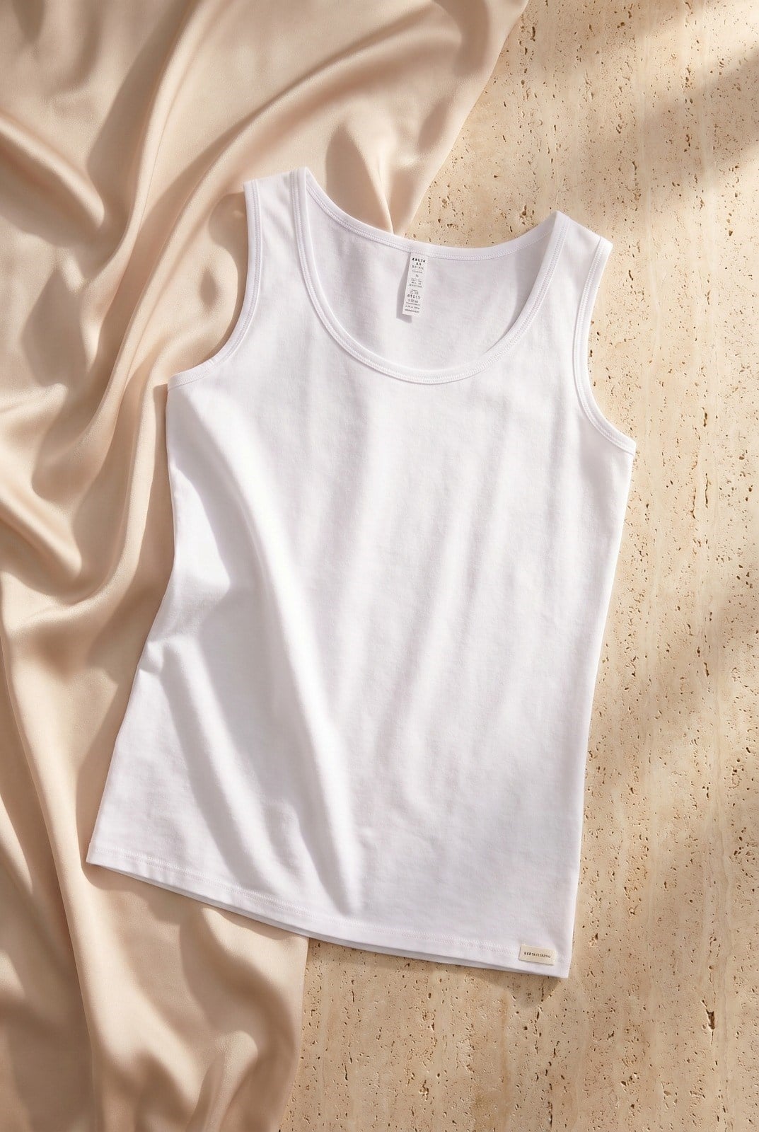 Basic Modal Men's Undershirt White