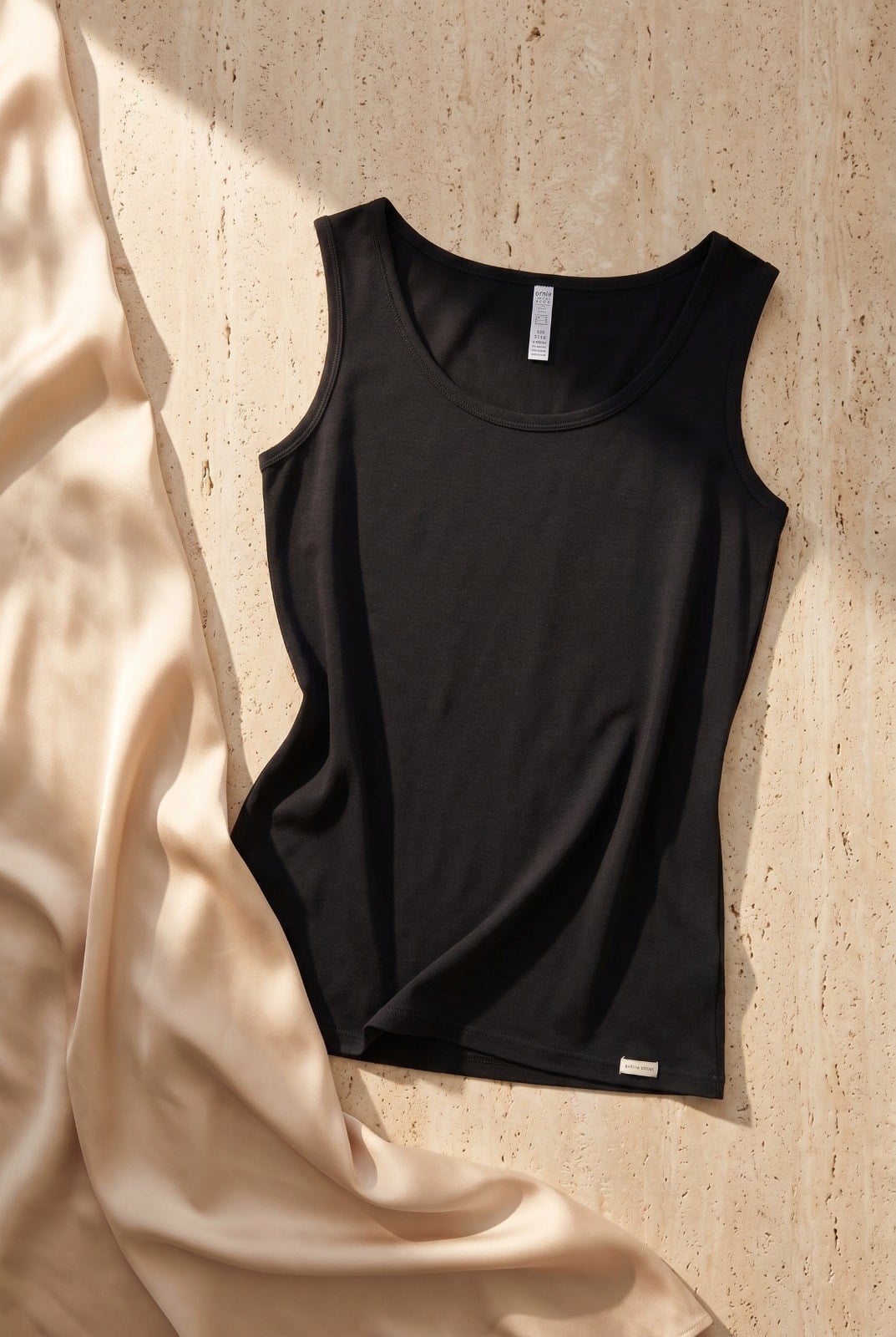 Basic Modal Men's Undershirt Black