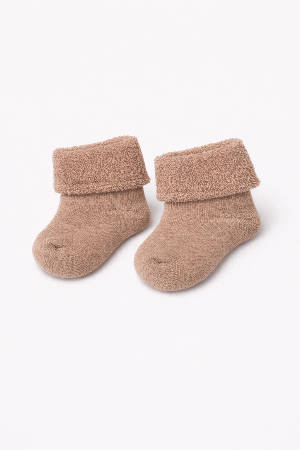 Bebek 4'lü Havlu Soket Çorap Kahverengi Mix