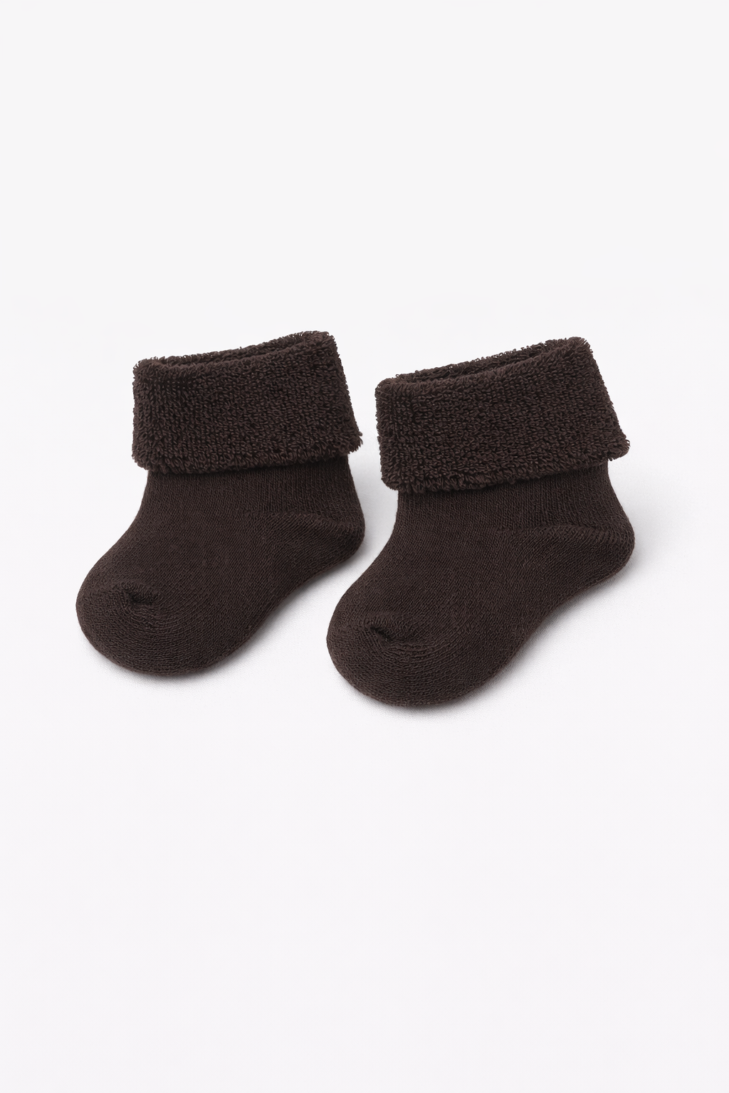 Bebek 4'lü Havlu Soket Çorap Kahverengi Mix