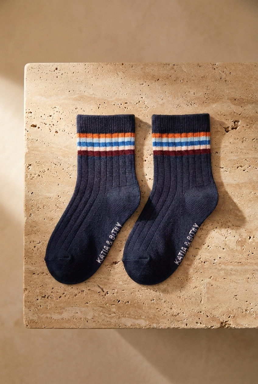 Baby Striped 5 Pack Socket Socks Multi Color