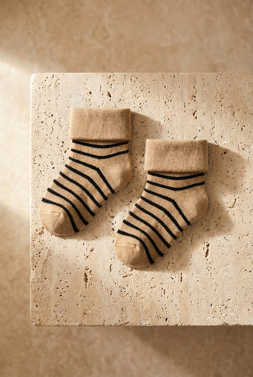 Baby Cute Animal Pattern 3-Piece Towel Sock Set