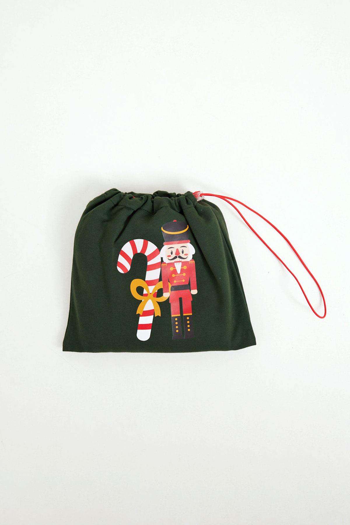 Candy Cane Kadın Ekose Pantolon Kırmızı