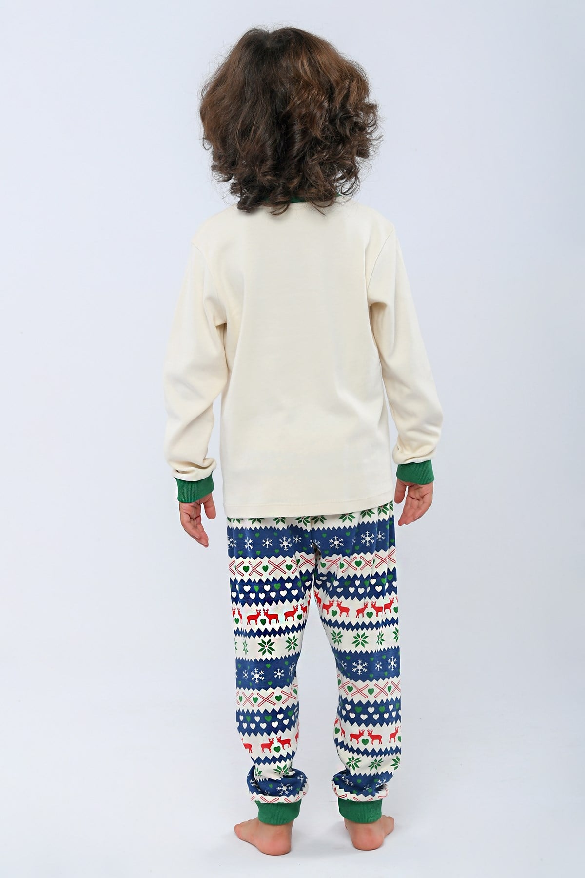 Christmas Spirit Erkek Çocuk Pijama Alt Desenli