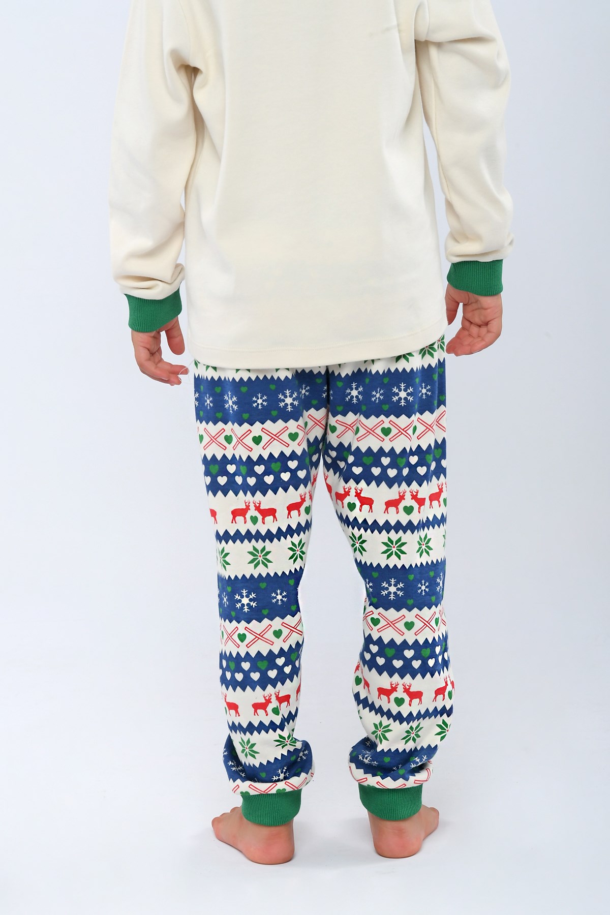 Christmas Spirit Erkek Çocuk Pijama Alt Desenli
