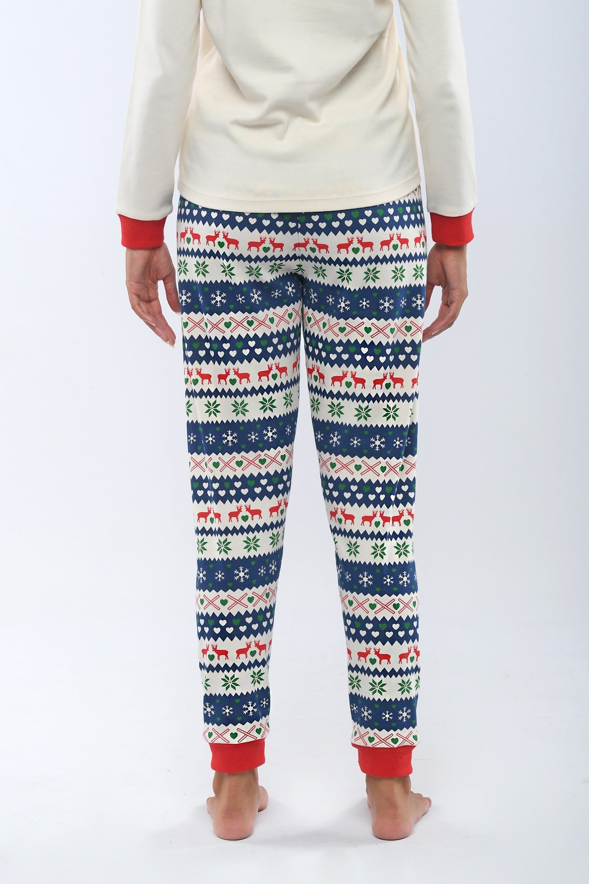 Christmas Spirit Kadın Pijama Alt Desenli