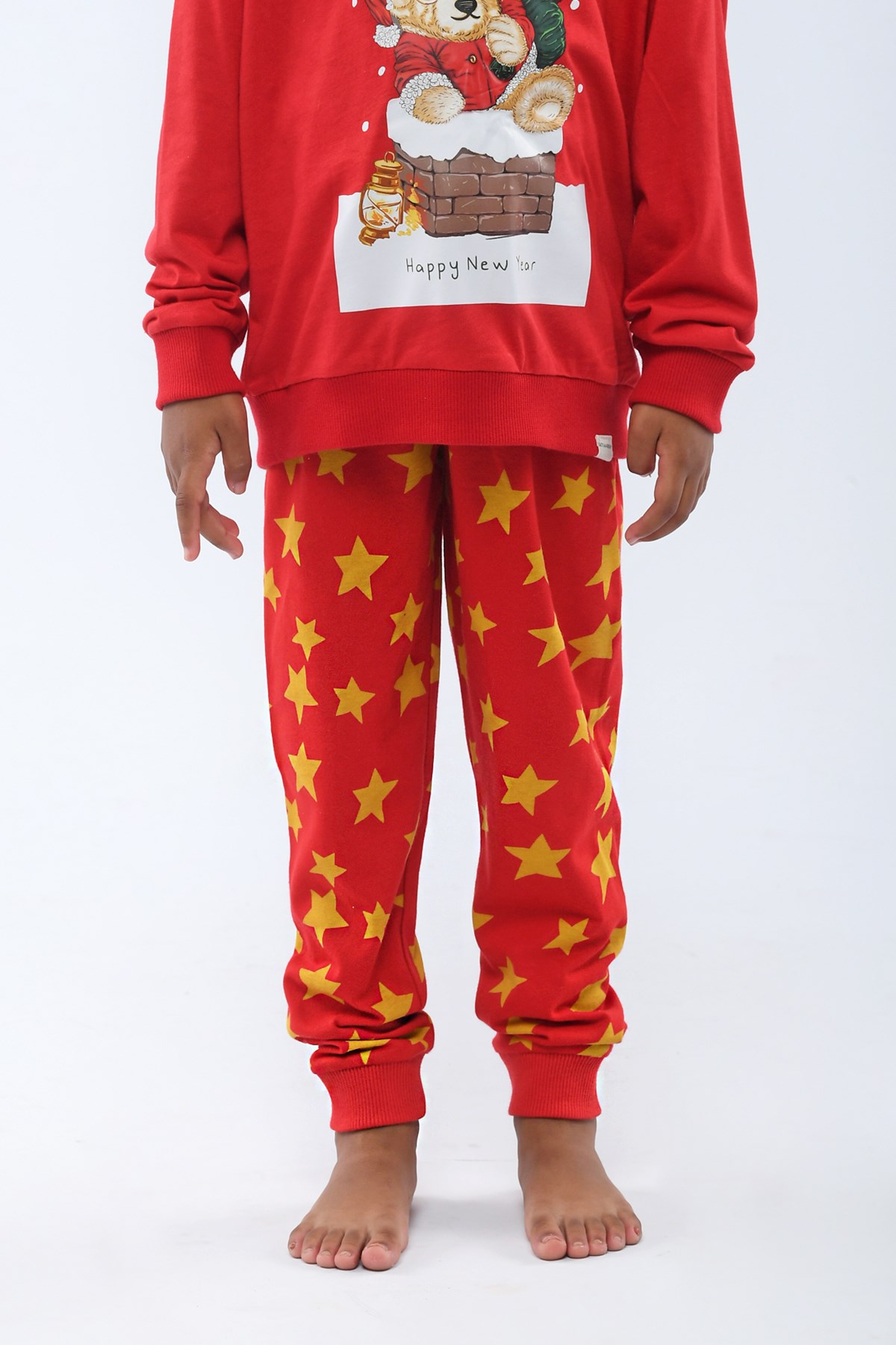 Christmas Spirit Kız Çocuk Pijama Alt Kırmızı