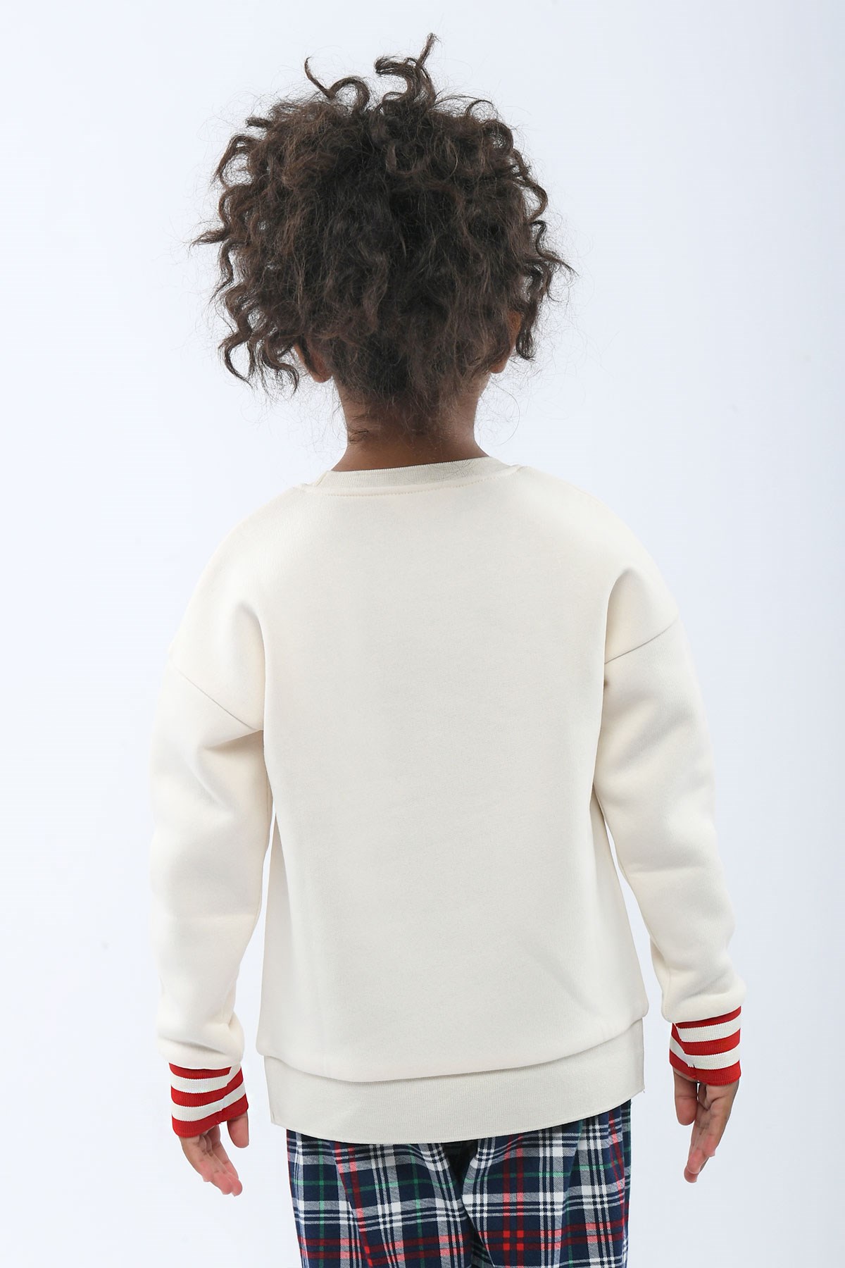 Christmas Spirit Kız Çocuk Sweatshirt Ekru