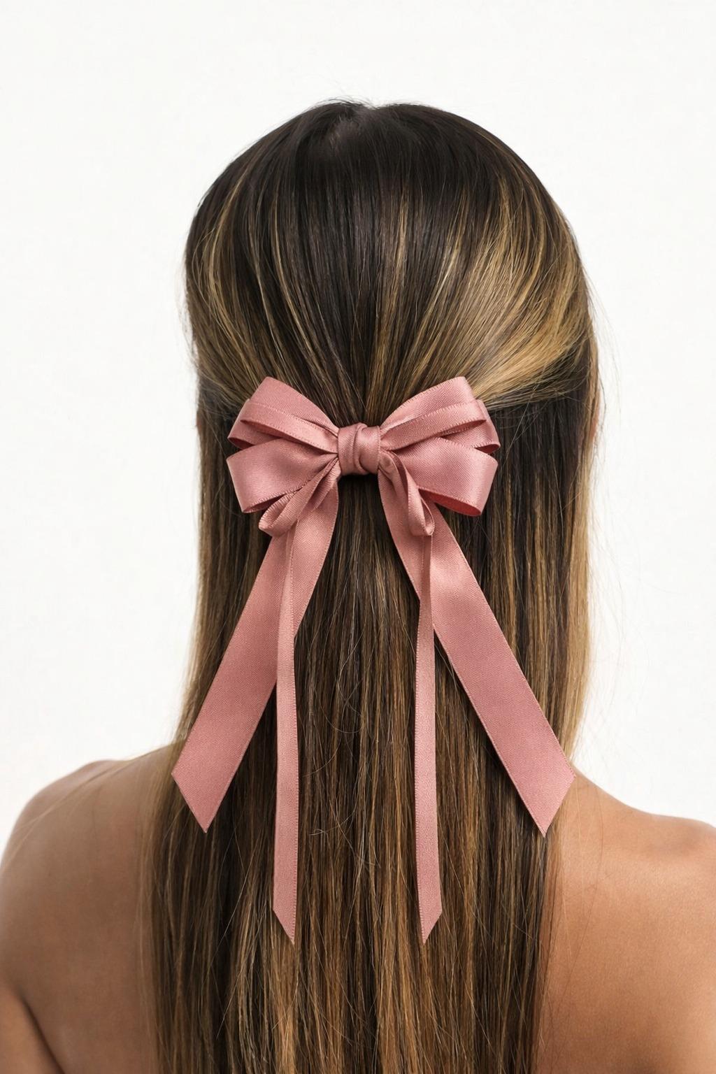 Çift Fiyonklu Otomat Toka Pembe