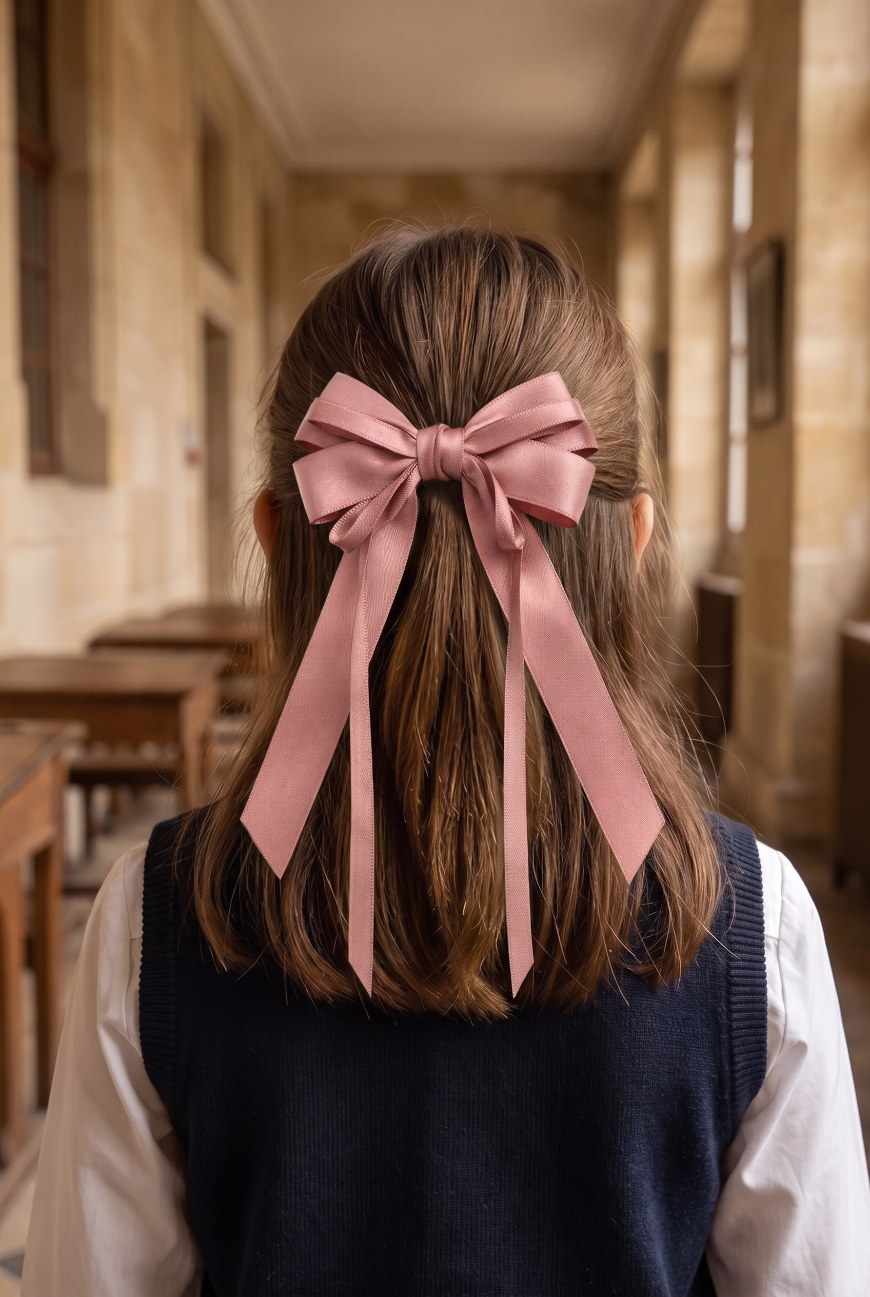 Double Bow Vending Buckle Pink