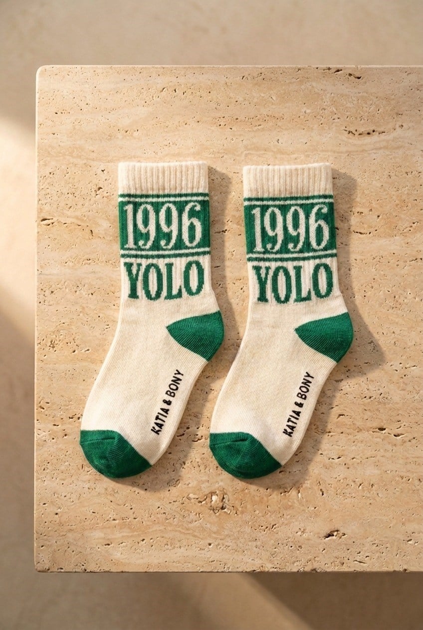 2Pck Yolo Chıldren's Socks Socks Patterned