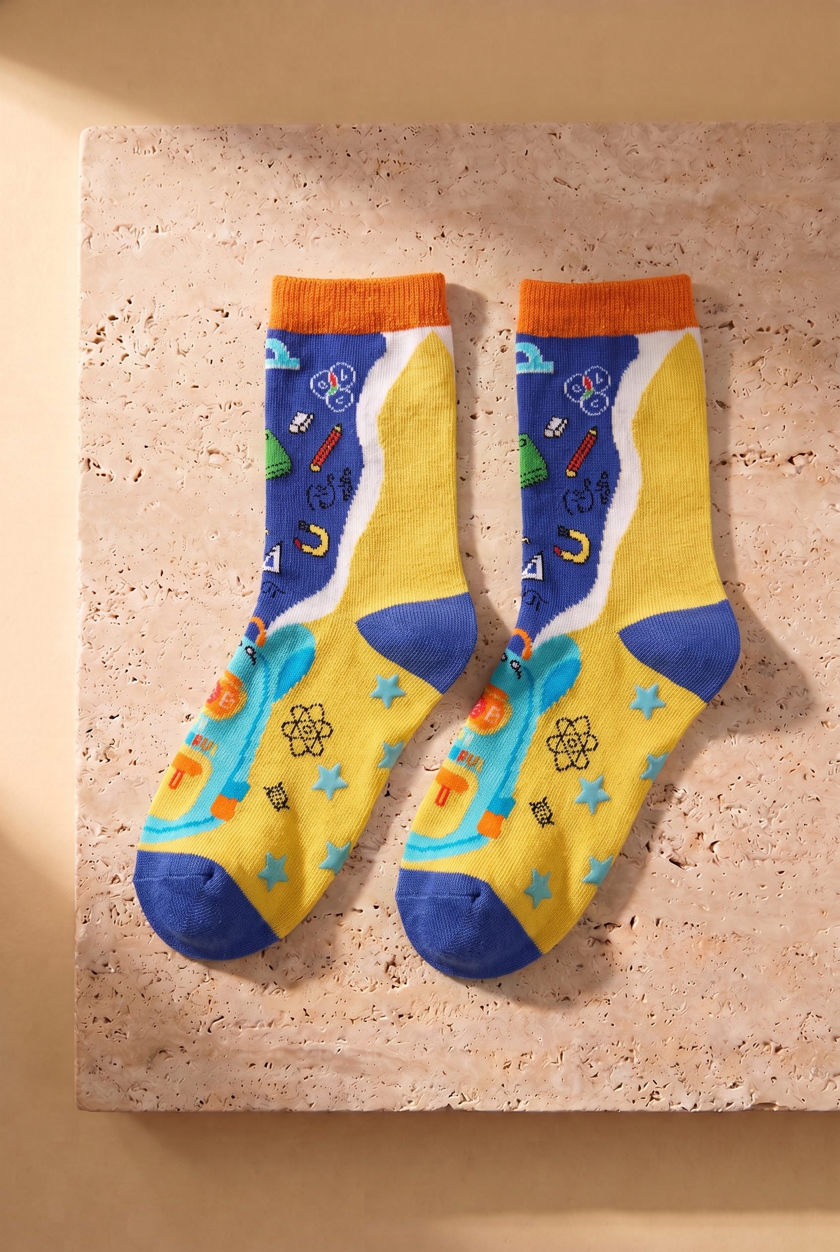 Çocuk 3'lü Kutulu Back To School Pamuklu Soket Çorap