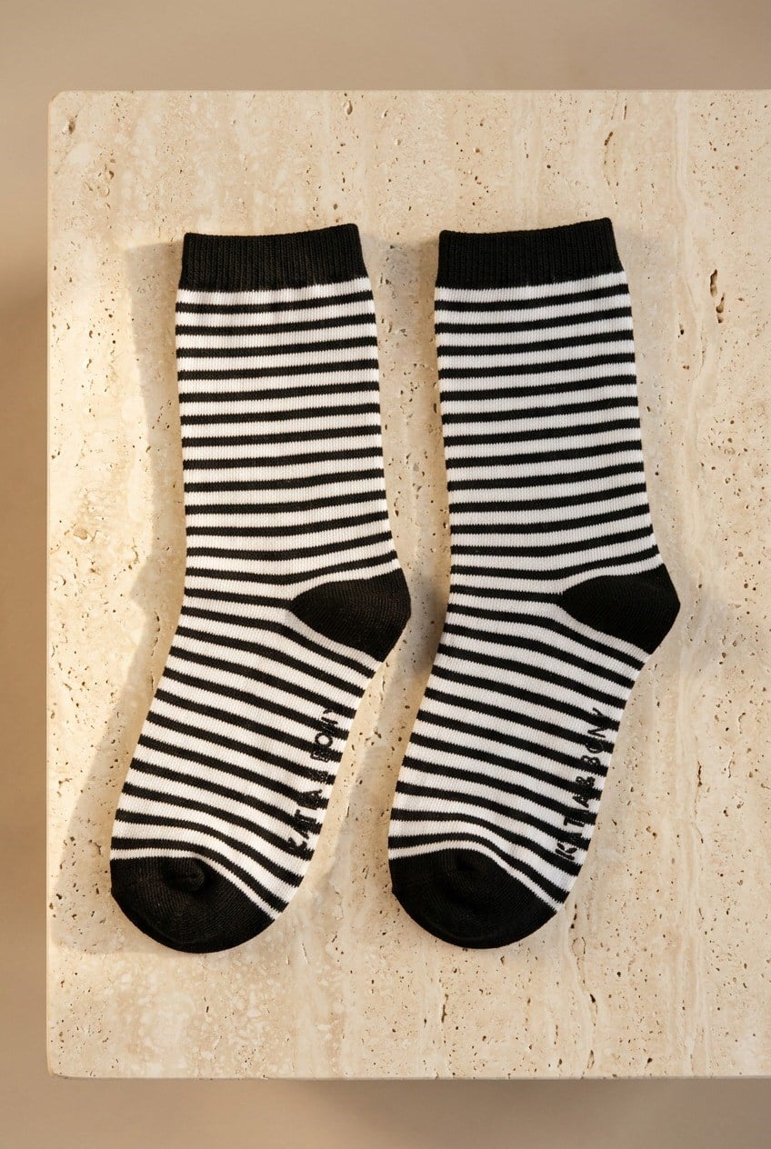 4Pck Panda Pattern Chıldren's Socks Socks Patterned