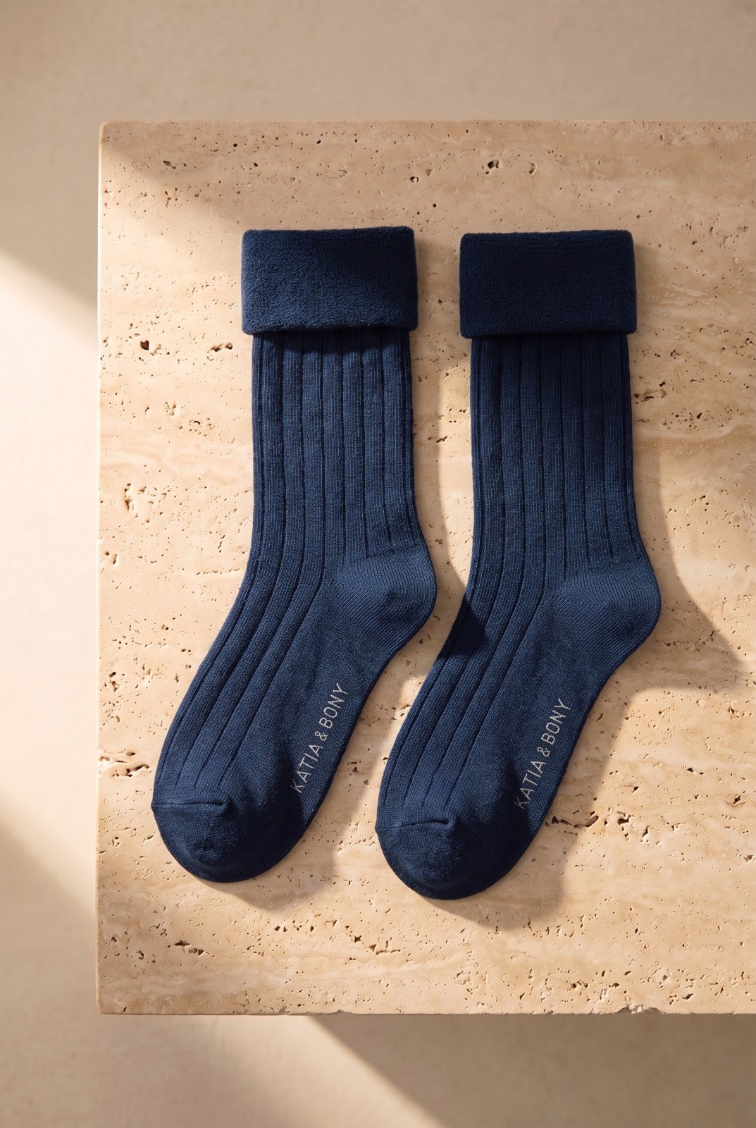Children's 5 Pack Towel Sock Blue Mix