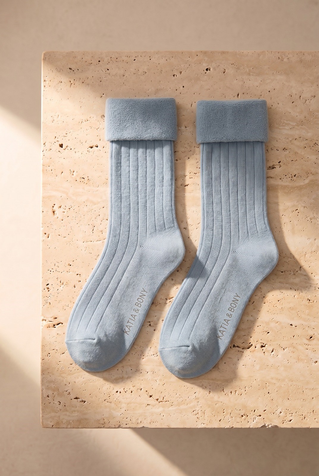 Children's 5 Pack Towel Sock Blue Mix