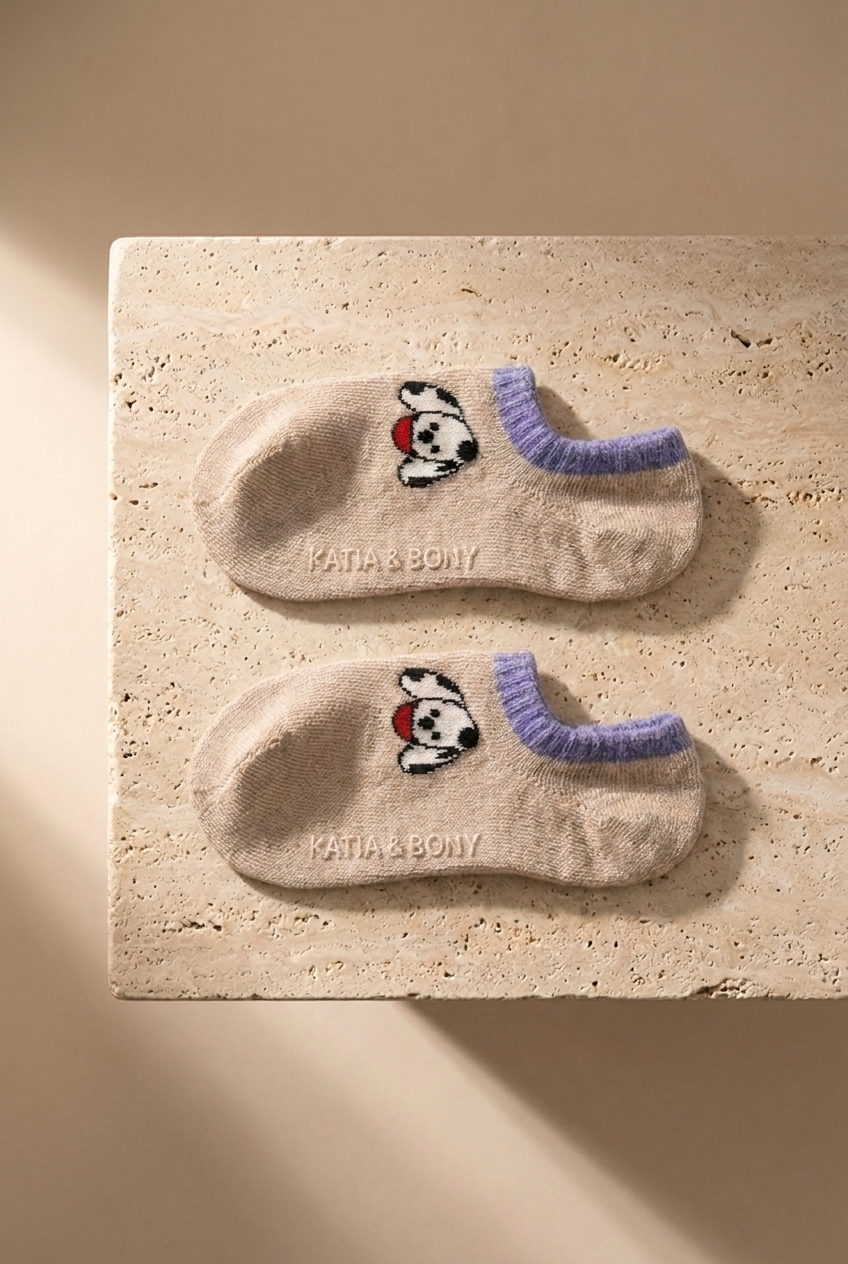 Çocuk 5'li Desenli Step Çorap Çok Renkli