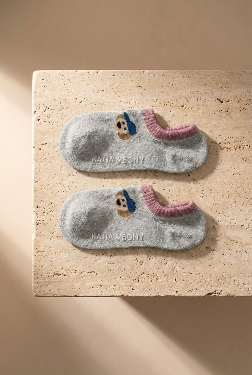 Çocuk 5'li Desenli Step Çorap Çok Renkli