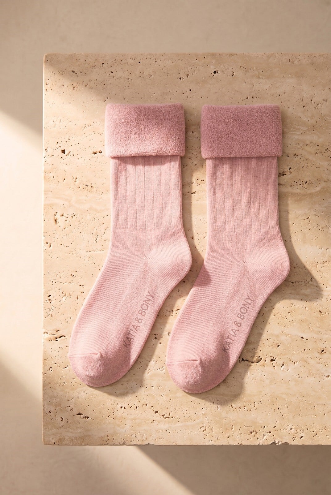 Children's 5-Piece Towel Socks Pink Mix