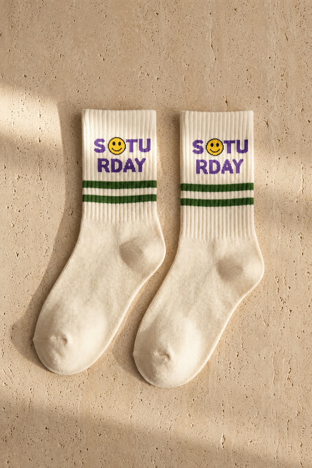Çocuk 7'li Haftanın Günleri Baskılı Soket Çorap 