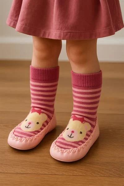 22501G7038 AYICIK DESENLİ ÇOCUK MAKOSEN Pembe