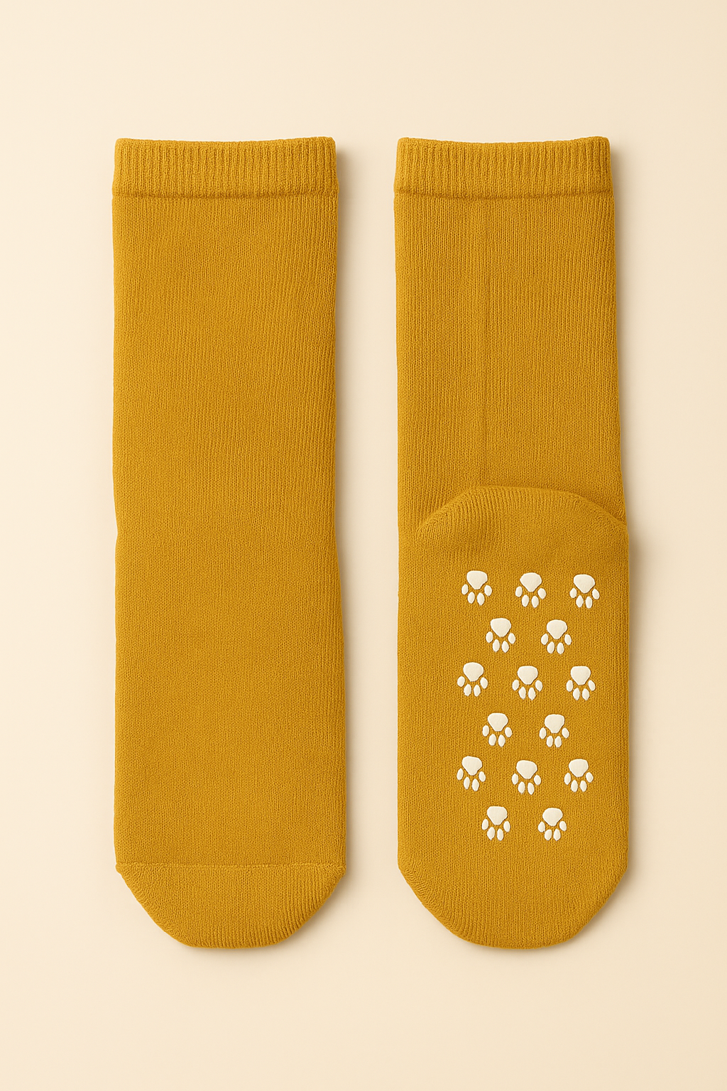 Çocuk Basic Soket Çorap Hardal