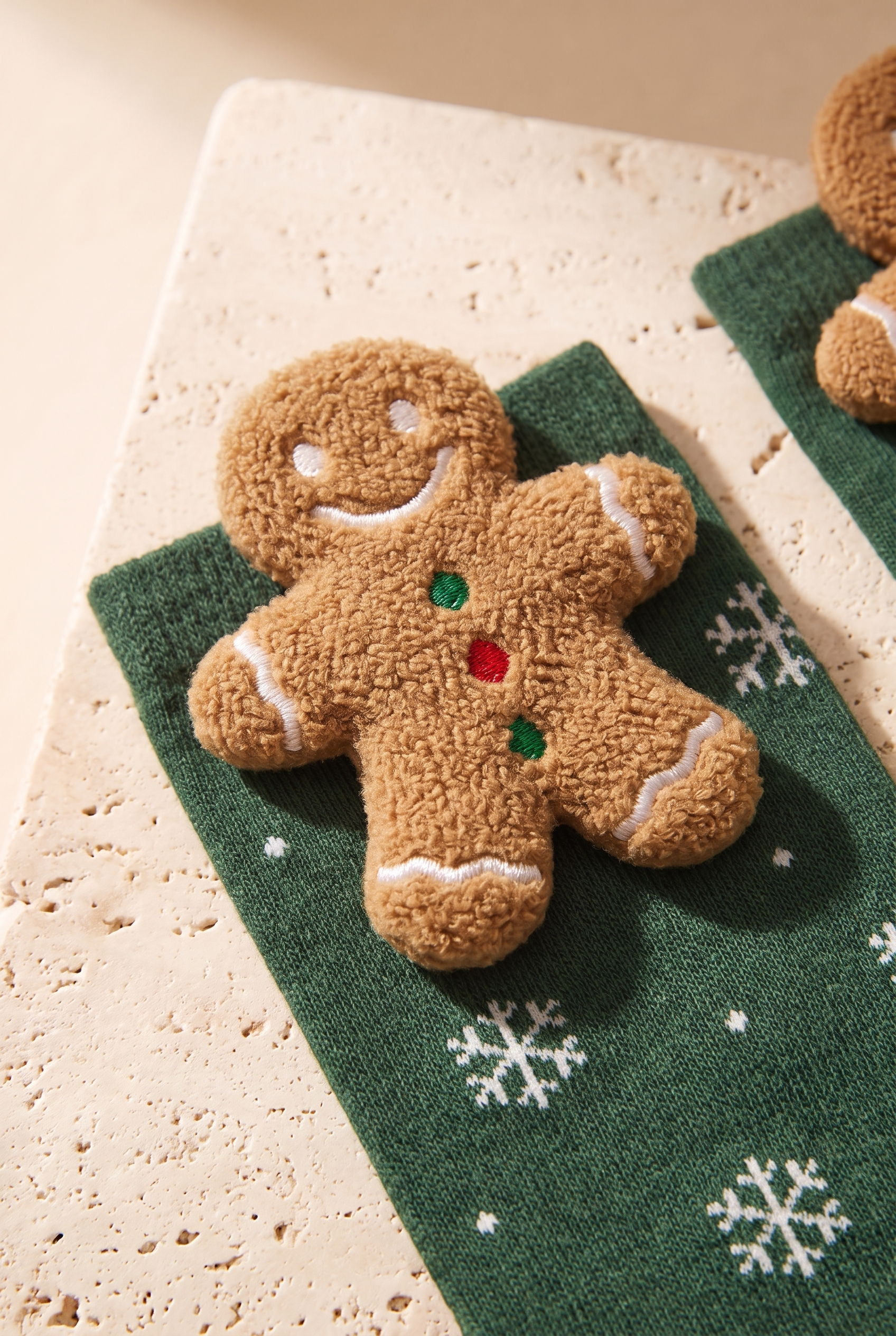 Çocuk Ginger Breadman Kutulu Yılbaşı Soket Çorap