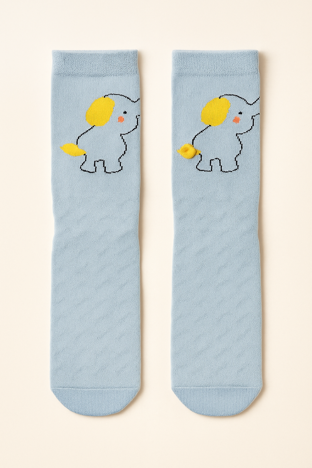Çocuk Hayvan Desenli Soket Çorap Mavi