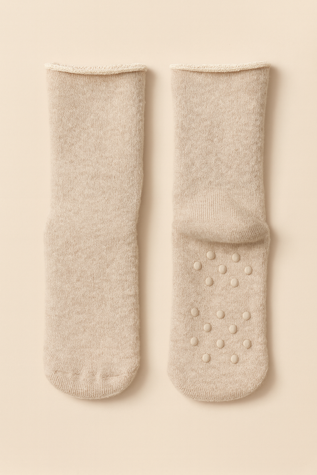 Çocuk İçi Havlu Soket Çorap Bej
