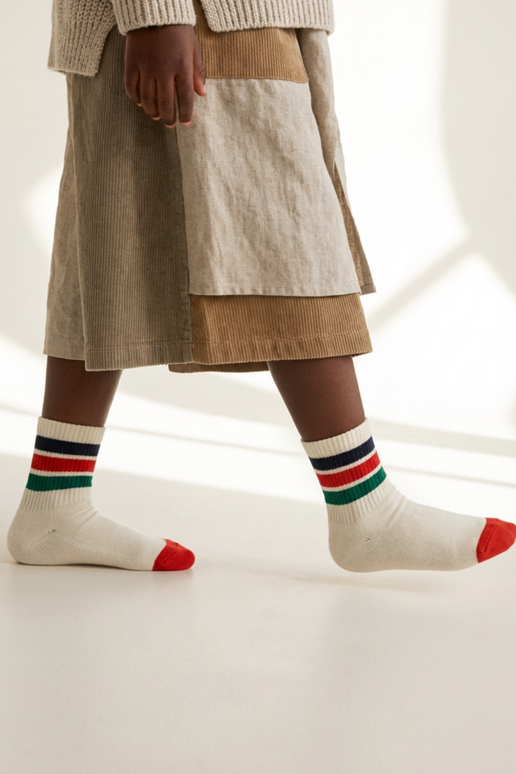 22501G2029 2PCK GÖZ BASKILI ÇOCUK SOKET ÇORAP Patterned